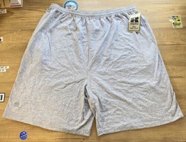 Vintage Russell Pro Cotton TALL Pro Cut Gray Shorts Made in USA SZ 3XLT NEW - £19.41 GBP