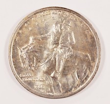 1925 50C Pierre Mountain Commémoratif Demi Dollar Choix Bu - $104.92