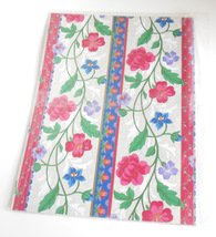 Vintage Forget Me Not American Greetings Sheet Gift Wrapping Paper Floral Pink - £10.13 GBP