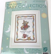 Needle Treasures Cross Stitch Kit Baby Collection God Covers You Birth Sampler - $24.70