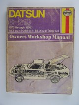 Haynes Repair Manual Datsun B-210 (73-74) Owners Workshop Garage Manual Paperbac - £7.94 GBP
