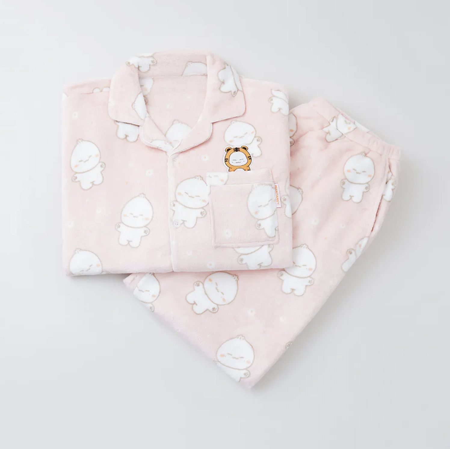 (Monsta-X) Monmungchi x SPAO Sleep Pajama Set - Light Pink - $59.98