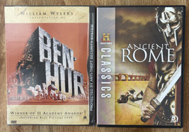 BEN-HUR Dvd, 2001 Brand New Sealed Snapcase &amp; Ancient Rome Documentary 5-Disc Vg - £18.89 GBP
