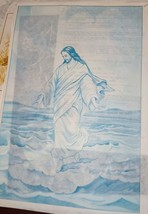 * TRI CHEM 7275 JESUS WALKING ON WATER  Picture to paint TRICHEM 12x18&quot; - $243.52 MXN