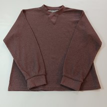 Essential By Seven Apparel Thermal Shirt Men's Medium Brown Long Sleeve Outdoor image 8