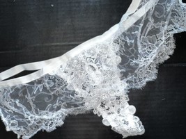 Victoria&#39;s Secret Designer Collection M à Jupes String Blanc Mariage Décoré - £94.95 GBP