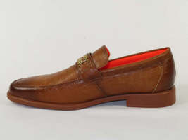 Men's TAYNO Shoes The Caprio C TAYNO Crocodile Print Bit Loafer Cognac image 4