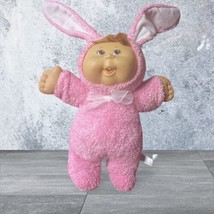 Cabbage Patch Kids Bunny Doll Easter 13&quot; Pink Plush  Brown Eyes 2006 - $10.17