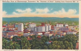 Chattanooga Tennessee TN Bird&#39;s Eye View from Cameron Hill Postcard C51 - $2.99