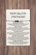 High Blood Pressure Bracelet Healing Bracelet Healing Crystals Gemstone Bracelet - £14.38 GBP