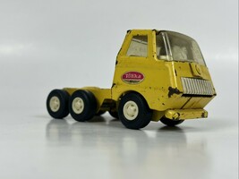 TONKA 55010 VTG Pressed Steel Toy Truck Cab Metal Yellow~Missing Trailer... - $6.92