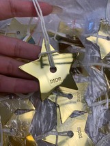 ⭐Dior Metal Star Gold Pendant Key Chain Key Ring Bag Charm 100% Authentic - £7.90 GBP