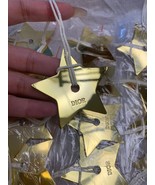 ⭐Dior Metal Star Gold Pendant Key Chain Key Ring Bag Charm 100% Authentic - £7.77 GBP