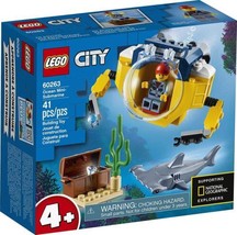 LEGO City Ocean Mini-Submarine 60263, Underwater Playset, Featuring a Toy - £31.92 GBP