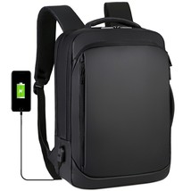 Men 15.6 Inch Laptop Backpack Waterproof USB Charging Male Business Computer Bag - £56.69 GBP