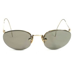 Vintage Bausch &amp; Lomb Small Sunglasses 12KGF Gold Frames with Cable Arms - £111.94 GBP