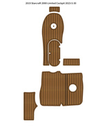 2019 Starcraft 2000 Limited Cockpit Mat Boat EVA Foam Faux Teak Deck Flo... - $699.00