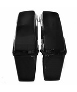 Black Pearl Complete Hard Saddlebags for Harley Touring Models FLH FLT R... - $346.50
