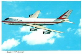 Boeing 747 Superjet Airplane Postcard - £4.06 GBP
