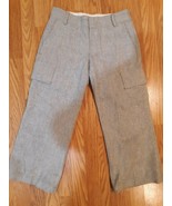 Banana Republic Women&#39;s Wool Blend Pants Martin Stretch Gray size 2 Pre-... - $16.82