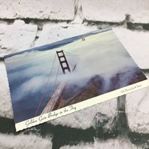 Vintage Postcard Golden Gate Bridge In The Fog San Francisco Scenic  - £4.43 GBP