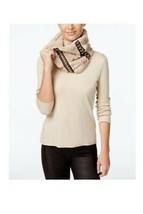 Womens Scarf Embellished Faux Fur Cowl Loop INC International Concepts $... - £7.16 GBP