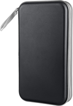 CD Case Holder, 80 Capacity, Black, Plastic, Portable Storage Rack - $13.33