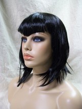 Black Vamp Wig Widows Peak Bangs Mavis Dracula Hotel Transylvania Vampir... - $262.93 MXN