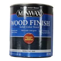 Minwax Wood Finish Solid Color Stain Royal Pine 1040 One Coat One Hour Q... - £18.89 GBP