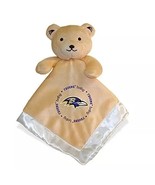 Baltimore Ravens Blanket Baby Lovey Plush Bear Satin Trim 13&quot; - $112.04 MXN