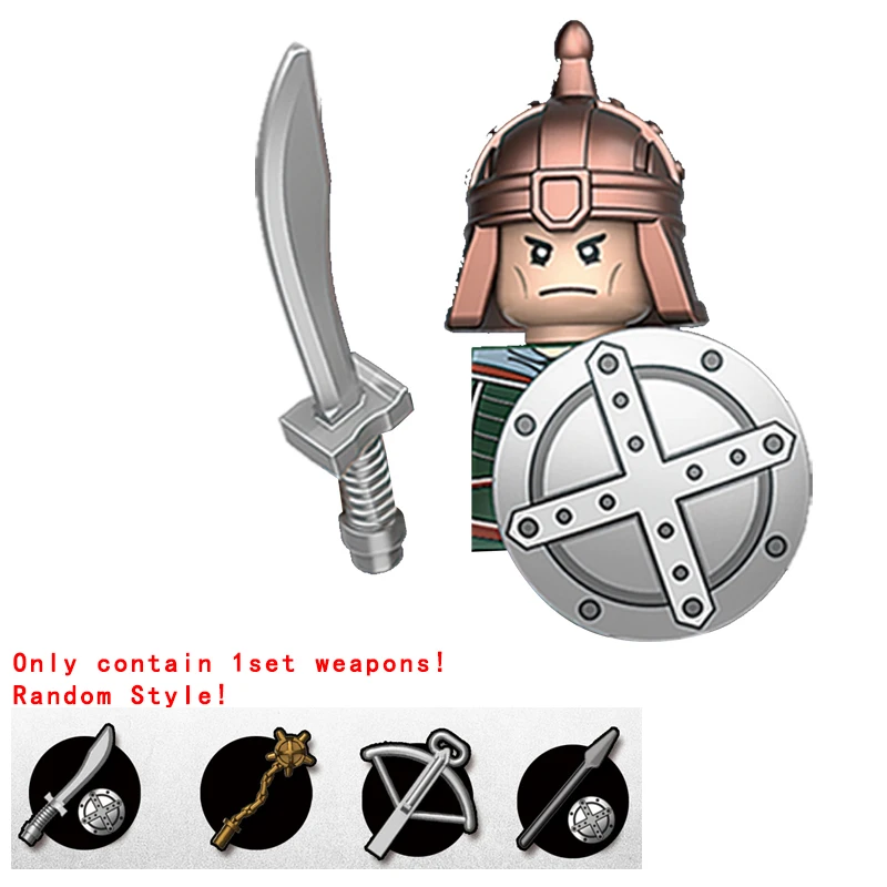 Courage of Three Kingdoms Soldiers Hero Mini Figure Building Blocks Toy ... - $6.98