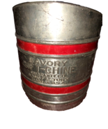 Savory Sift Chine Metal Double Screen Flour Sifter Red Stripes Farmhouse - $17.57 CAD