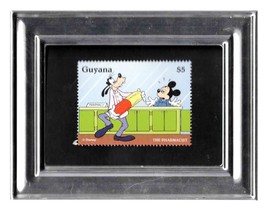 Tchotchke Framed Stamp Art - Disney - Mickey Visits Goofy&#39;s Pharamacy - £7.96 GBP