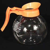 Schott 8 Cup Commercial Decaf Coffee Decanter Carafe Pot Replacement Orange - $14.24