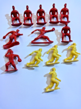 Vintage Marx Plastic Figures Baseball Lot Of 13 - £21.50 GBP