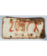 1968 Ohio Vintage License Plate Weathered Rat Rod Man Cave 2037 X - $14.46