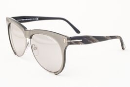 Tom Ford LEONA Gray / Gray Mirror Sunglasses TF365 38G - $160.55