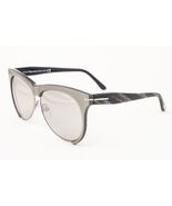 Tom Ford LEONA Gray / Gray Mirror Sunglasses TF365 38G - $160.55