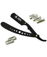 NEW Stainless Steel Professional Folding Straight Edge Barber Razor 15 A... - $20.84 CAD