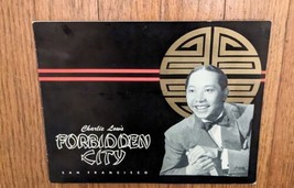 Vtg 1959 Photo San Francisco AAPI Charlie Low Forbidden City China Town Signed  - £12.43 GBP