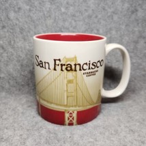 Starbucks San Francisco 2011 Coffee Mug Collector's Series ~ Golden Gate Bridge - $16.83