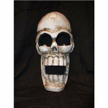 Voodoo Skull Mask Halloween Wall Decor 12&quot; L  Wood - $29.69