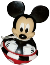 Disney Roly Poly Mickey Mouse Teeter Toddler 3.75&quot; inch Sassy Toy - £10.26 GBP