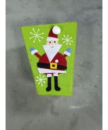 Small Holiday Christmas Fleece Gift Box Santa Clause - $7.98