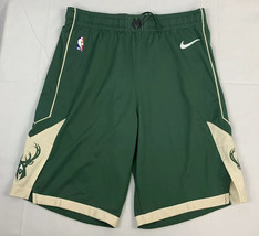 Milwaukee Bucks Game Worn Shorts Authentic Team Issue Nike NBA Rodions K... - $219.99