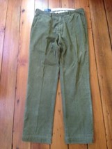 Ralph Lauren Polo Prospect Pant Flat Olive Green Corduroy Men&#39;s Pants 36... - $36.99