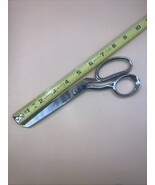 Vintage Foremost Dress Makers Shears Chrome Plated 8&quot; Premax Premana Italy - $27.72 CAD
