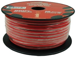 Audiopipe Primary Wire 12-Gauge 100 Foot Spool - Red - $1,199.85 MXN