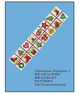 Bead Loom Bracelet Christmas Sampler 1 Mini Squares Christmas Shiny Matt... - $112.32 MXN