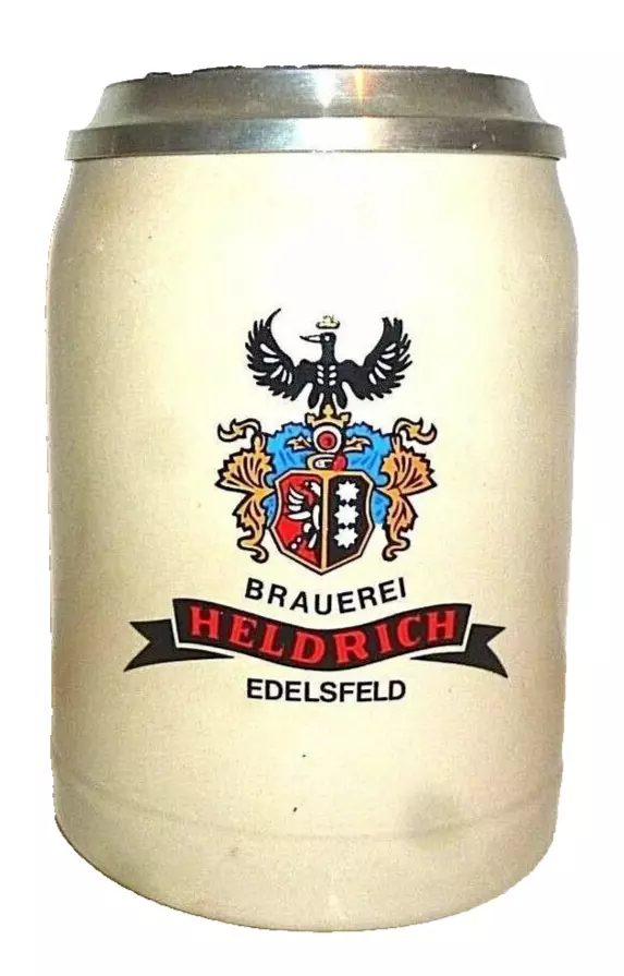 Brauerei Heldrich Edelsfeld Lidded German Beer Stein - £15.41 GBP